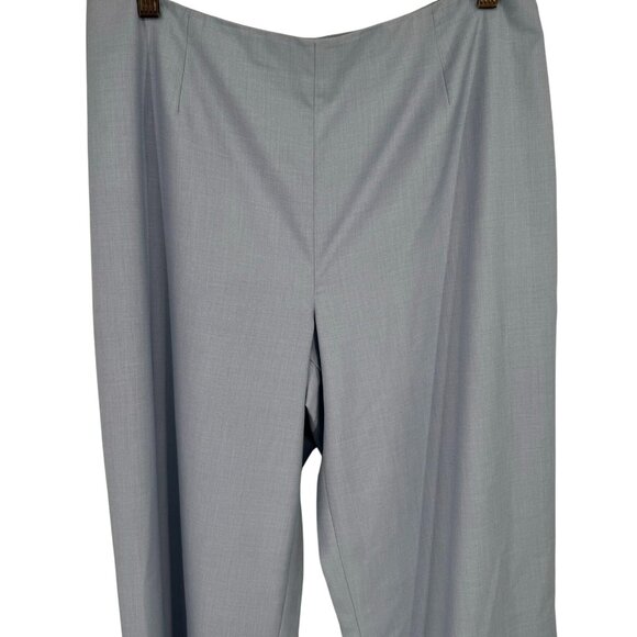 Due Per Due Womens Light Blue Dress Pants side zip lined Size 10 - Picture 7 of 12